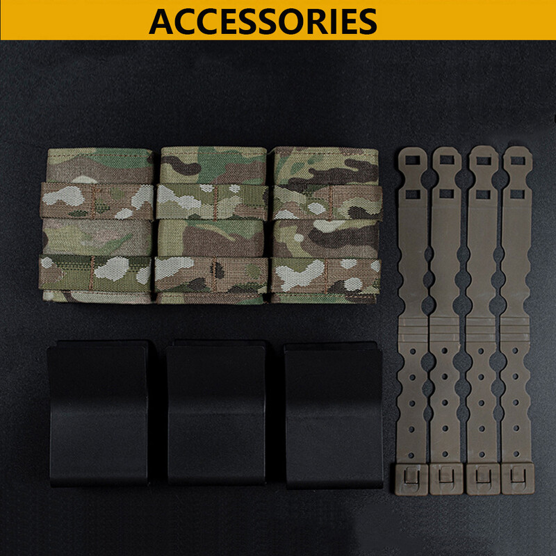 556 Triple Mag Pouch Tactical Double Mag Bag for Molle System Holster Držač CS Games Hunting M4 Air soft Dodaci