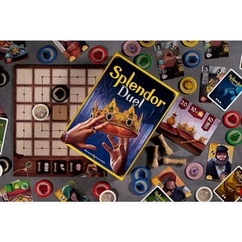 Splendor Duel Επιτραπέζιο παιχνίδι στρατηγικής για παιδιά και ενήλικες Διασκεδαστικό οικογενειακό παιχνίδι Νυχτερινό ψυχαγωγικό παιχνίδι πάρτι για οικογένεια