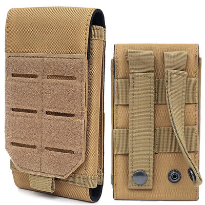 1000D Laser Cust Molle Phone Pouch Heavy Duty Waterproof Samll Tactical Cell Phone Holder Капак за смартфон за 4,7"-6,7" телефон