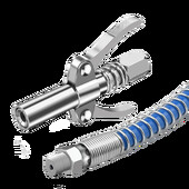 Visokotlačna samozaključavajuća ravna mlaznica s jednostrukom/dvostrukom ručkom Spojnica za pištolj za podmazivanje Proizvođač veleprodaje dijelova univerzalne uljne mlaznice