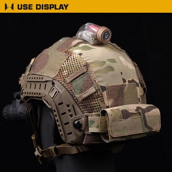 Πακέτο με αντίβαρο κράνος Tactical Helmet Counterbalance Pouch Airsoft Helmet Counterweight για OPS Fast BJ PJ MH MK2 NVG Battery Bag