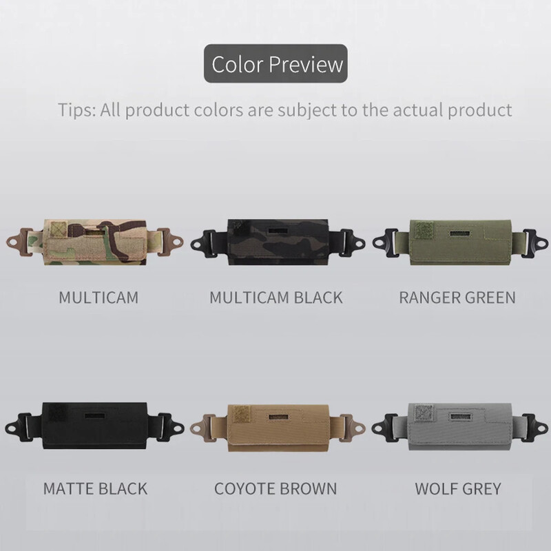 Paket protuutega za taktičku kacigu za Airsoft kacigu za OPS Fast BJ PJ MH MK2 NVG baterijsku torbicu