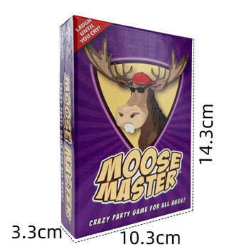 Master Moose Card Game Board Deck Crazy Party Game For All