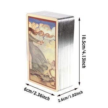 Smith-Waite Tarot Deck Boardless Edition English Card Tarot For Divination Oracle Card Game For Adult Επιτραπέζιο παιχνίδι 78 τμχ