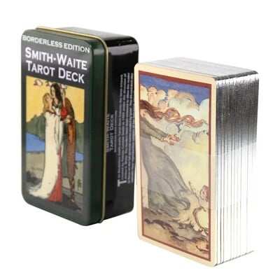 Smith-Waite Tarot Deck Boardless Edition angļu taro kārts zīlēšanai Oracle kāršu galda spēle pieaugušajiem galda spēle 78 gab.