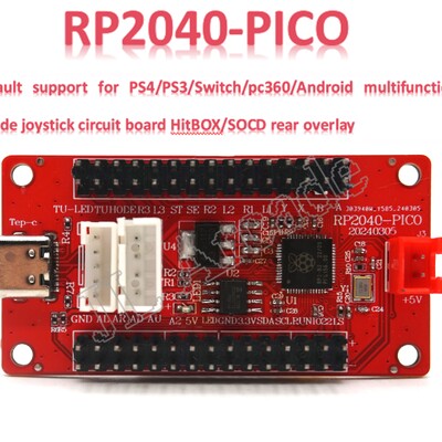 Zero Delay Raspberry Pi PICO to Arcade Game Fighting Encoder za PS3 /Switch/PS4 kontroler