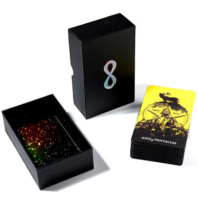 Tarot of the holy spectrum 78 бр. карти 1: 1 Размер Gilded Edge Tarot Настолни игри