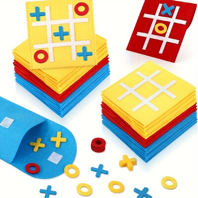 30 бр. Tic Tac Toe Game for Famliy Мини настолна игра Сувенири за парти за рожден ден за чанти с подаръци Подаръци в края на годината