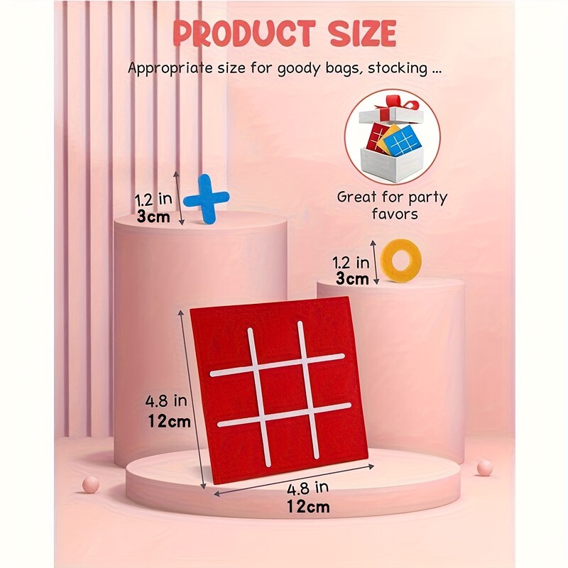 30 de bucăți joc Tic Tac Toe pentru mini joc de masă Famliy Favoruri de petrecere de aniversare pentru pungi cu bunătăți Cadouri de sfârșit de an