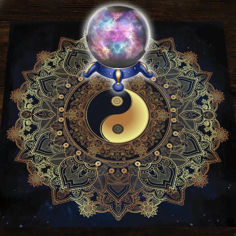 Tarots Stolnjak Rune Divinations Pokrivač stola Astrologija Oracles Društvena igra Mat