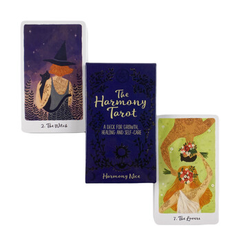 The Harmony Tarot Cards A 78 Deck Oracle English Visions Divination Edition Borad Παίζοντας Παιχνίδια