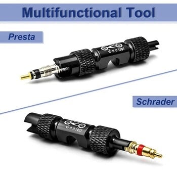 MTB Шосеен велосипед Schrader Presta Гаечен ключ за отстраняване на клапан Многофункционален ключ за монтаж на дюза за гуми Гаечен ключ Инструмент за сърцевина на клапан