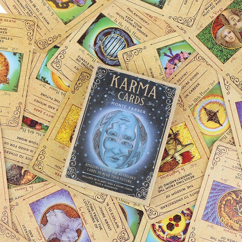 Najnovije Karma karte Tarot karte Proricanje sudbine Špil za proricanje Društvena igra Karma Oracle karte Tarot karte Igračka sreća