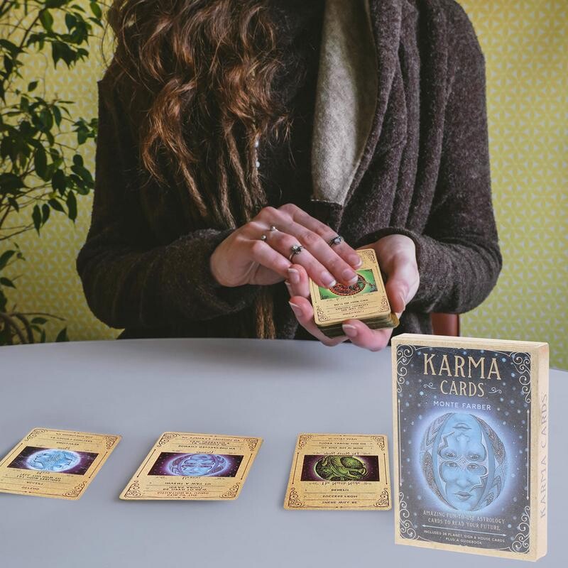 Najnovije Karma karte Tarot karte Proricanje sudbine Špil za proricanje Društvena igra Karma Oracle karte Tarot karte Igračka sreća