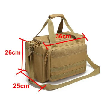 Τσάντα Tactical Range Outdoor Hunting Training Shooting Molle Gun Bags Αναρρίχηση Πεζοπορία Κάμπινγκ Τσάντα μεγάλης χωρητικότητας