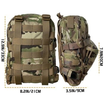 Σακίδιο πλάτης Tactical Hydration Combat Training Assault Molle Bag Εξωτερικό γιλέκο κυνηγιού πίσω πιάτο μεταφοράς τσάντα νερού