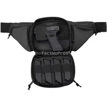 Τσάντα Tactical Waist Gun Belt Bum Bag Αδιάβροχη Nylon Molle EDC Fanny Pack Θήκη τηλεφώνου για κυνήγι αναρρίχησης