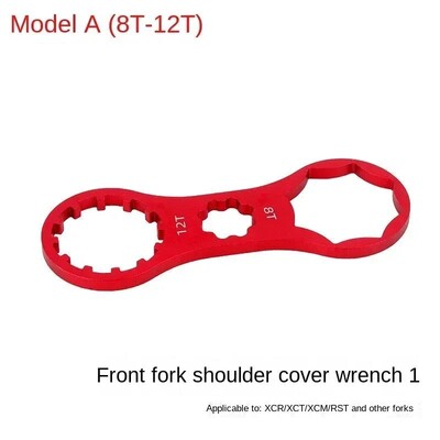 Kľúč na rameno prednej vidlice pre MTB bicykel Suntour XCR XCT XCM RST 8/12T 27/28mm, nástroj na demontáž a opravu, špongia, krúžok, olej, pena