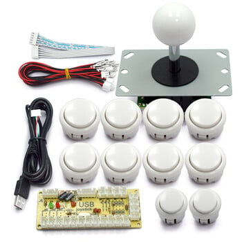 Zero Delay Arcade cabinet DIY Kit за Push Button Copy SANWA Joystick 1 Player COIN USB to PC / Raspberry Pi