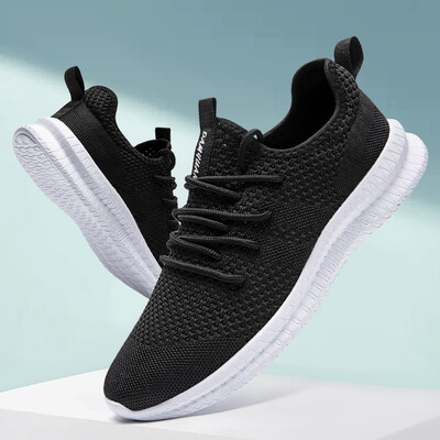 Damyuan prozračne ženske tenisice za trčanje Lagane sportske cipele protiv klizanja Vanjske mekane tenisice na vezanje Ležerne ženske tenisice