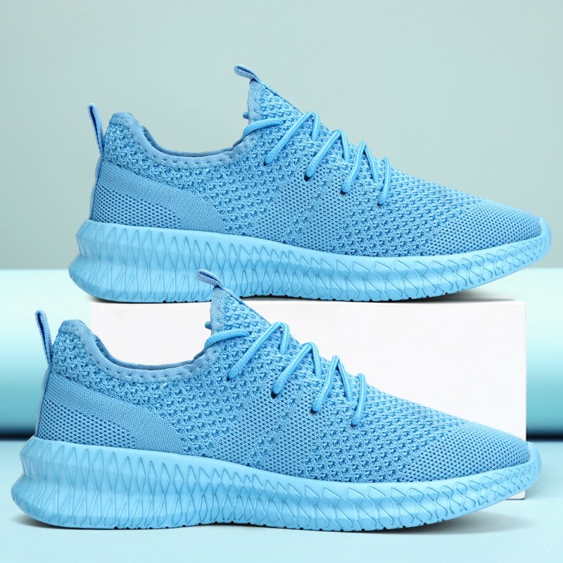 Damyuan prozračne ženske tenisice za trčanje Lagane sportske cipele protiv klizanja Vanjske mekane tenisice na vezanje Ležerne ženske tenisice