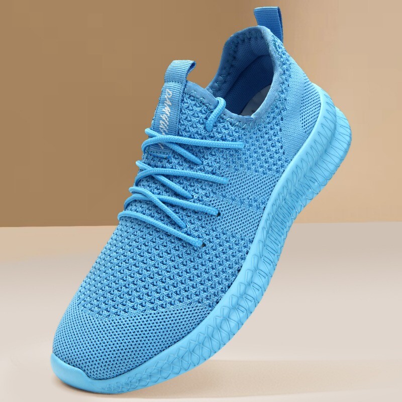 Damyuan prozračne ženske tenisice za trčanje Lagane sportske cipele protiv klizanja Vanjske mekane tenisice na vezanje Ležerne ženske tenisice