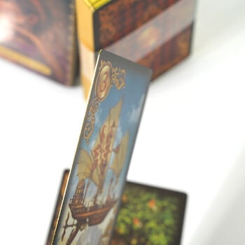 11*6,5 εκ. Επιχρυσωμένο Reverie Lenormand Tarot Deck In A Tin Box Golded Edge for Fortune Telling Game Card 44 τμχ