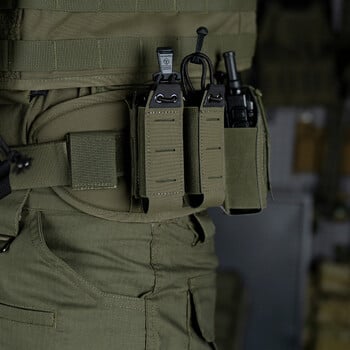 TOPTACPRO Tactical Double Mag Pouch за 9 mm MOLLE Open Top Mag Pouch Quick Draw Lightweight 8526