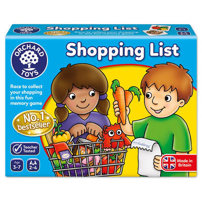 Orchard Toys asztali játék bevásárlólista matematikai szülő-gyerek puzzle játékok