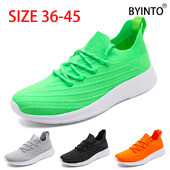 Super lagane muške tenisice Prozračna mreža Ženske sportske tenisice Zelena narančasta čarapa Atletska obuća Tenis Masculino Feminino