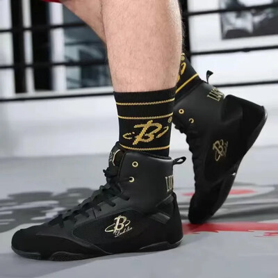 2024 Hot Muškarci Žene Cipele za hrvanje Luksuzni brend Cipele za dvoranske sportove Unisex Dizajnerske čizme za boks Obuća za parove Borilačke cipele za dječake