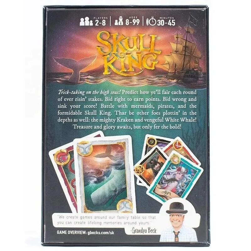 Vectēva Beka spēles Galvaskausa karaļa kāršu spēle Galvenā pirātu triku ņemšanas spēle