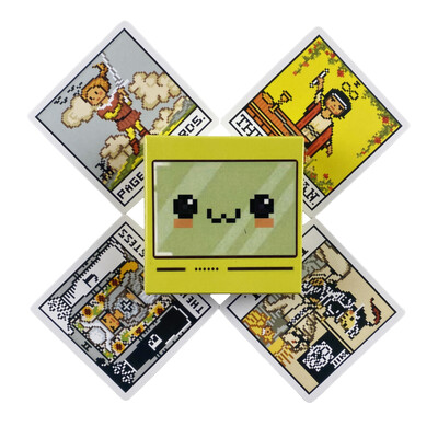 Fantasy Tarotové karty A 80, Oracle English Visions, veštecká edícia, hracie hry