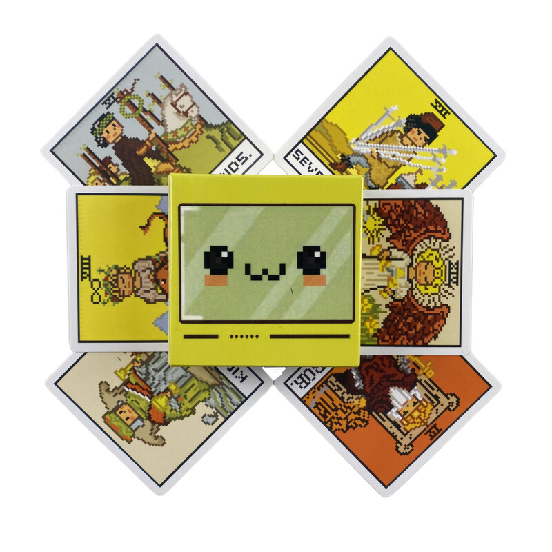 Fantasy Tarotové karty A 80, Oracle English Visions, veštecká edícia, hracie hry