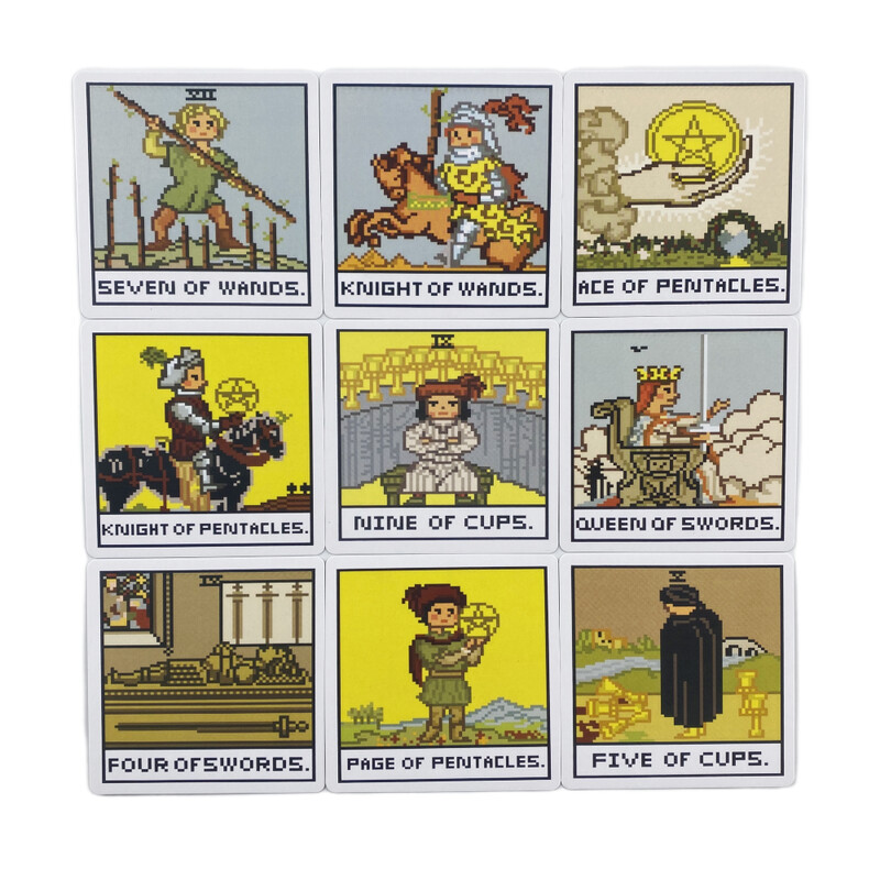 Fantasy Tarotové karty A 80, Oracle English Visions, veštecká edícia, hracie hry