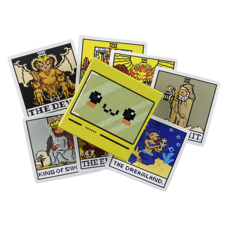 Fantasy Tarotové karty A 80, Oracle English Visions, veštecká edícia, hracie hry