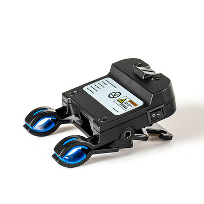 Велосипеден лазерен калибратор Централен регулатор на седлото на гумата Инструмент за измерване Индикатор за подравняване 22,2-31,8 мм Щипка тип C Бързо зареждане