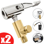 1/2kom Pumpa za napuhavanje Brzi priključak Adapter za pričvršćivanje mlaznice za automobilsku gumu Stezaljka za mlaznicu za automobilske gume Prijenosna pumpa za napuhavanje Priključak za ventil