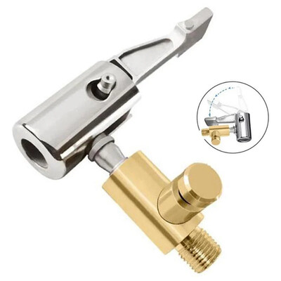 1/2kom Pumpa za napuhavanje Brzi priključak Adapter za pričvršćivanje mlaznice za automobilsku gumu Stezaljka za mlaznicu za automobilske gume Prijenosna pumpa za napuhavanje Priključak za ventil