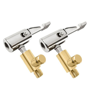 1/2kom Pumpa za napuhavanje Brzi priključak Adapter za pričvršćivanje mlaznice za automobilsku gumu Stezaljka za mlaznicu za automobilske gume Prijenosna pumpa za napuhavanje Priključak za ventil