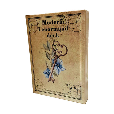 Modern Lenormand Oracle Decks A 36 de cărți Versiune în limba engleză Oracle Deck Divination Party Desktop Toy Entertainment