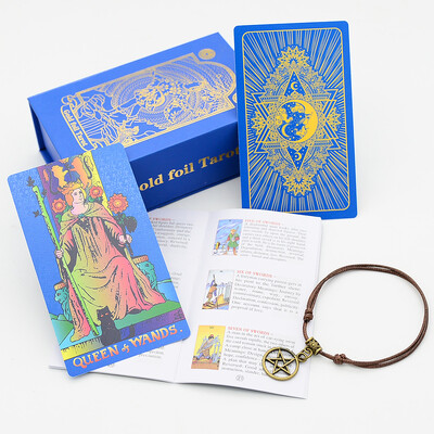 Set de cărți de tarot premium cu instrucțiuni Geanta de suport pentru cărți de tarot Lecturi psihice Povestire Perfect pentru profesioniști începători