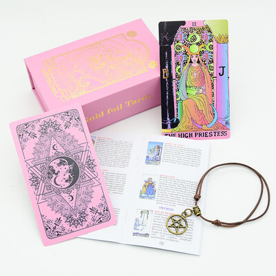 Vrhunski set tarot karata s uputama Torbica za držanje tarot karata Psihička očitanja Priča savršeno za početnike profesionalce