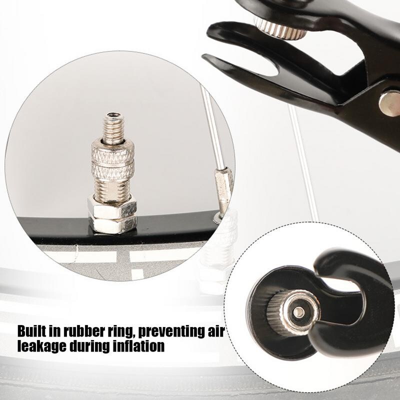 Mandrina de umflare a anvelopei Mandrină de aer de blocare Mandrină de aer pentru bicicletă Pompă de bicicletă Cap duză Adaptor furtun Conector Cap Conector supapă anvelope