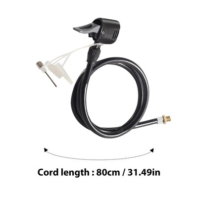 Produžno crijevo zračne pumpe 80/125 cm Produžena cijev za napuhavanje zraka Zamjensko crijevo zračne pumpe Nepropusno crijevo za napuhavanje usta Pumpna cijev