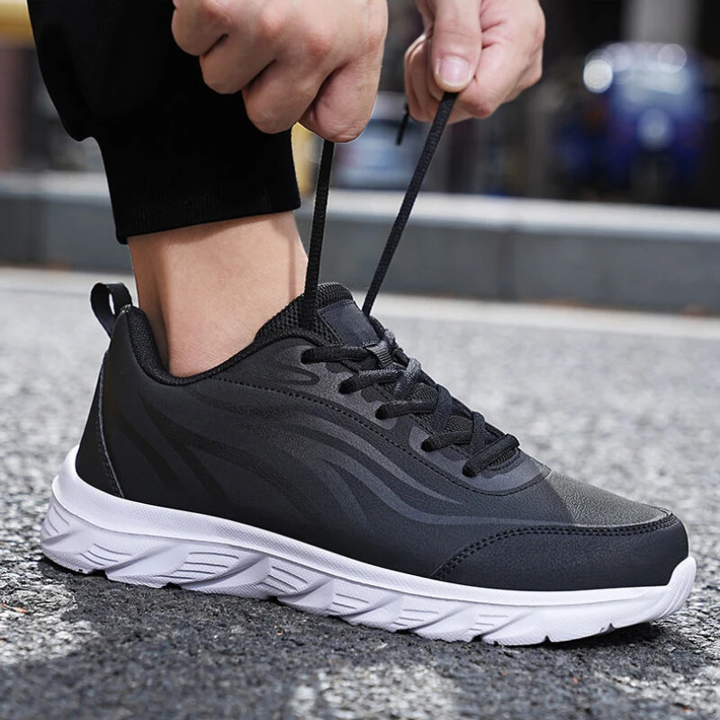Pánske športové bežecké topánky, jarné a jesenné, ležérne, skákacie, lacné, výpredaj, kórejské, štýlové, na chôdzu, ľahké, vo výpredaji