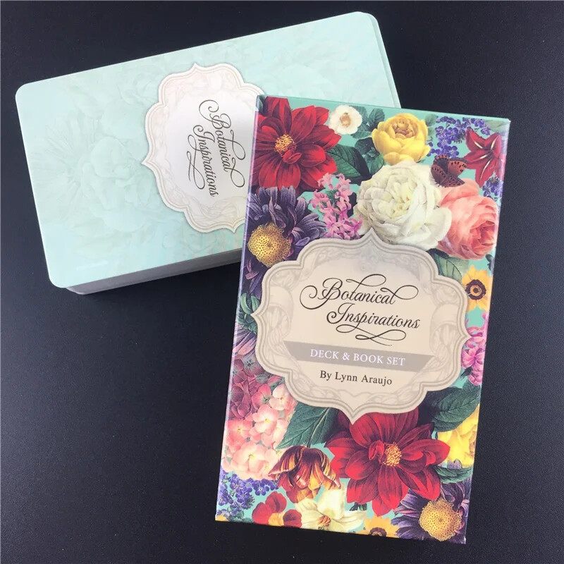 Botanická inšpirácia Veštecké karty Tajomné veštenie Tarotový balíček Spoločenská hra Vynikajúci kvetinový dizajnPre ženy a dievčatá