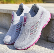 TaoBo Cipele za hodanje Ljeto 2023 Nove ženske cipele Prozračne bez čipke Mekani potplat Čarape Tenisice Udobne ženske sportske cipele Tenis