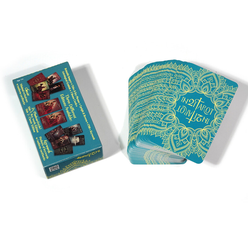 iN2IT Tarot špil s ključnim riječima 78 tarot karata Oracle Cards špil za početnike i prikladan za praktičare na svim razinama vještina