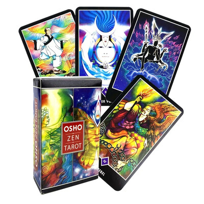 Noile cărți de tarot Osho Zen Ghid PDF Versiunea în engleză Joc de masă Oracle Deck Pentru jocuri de societate de petrecere